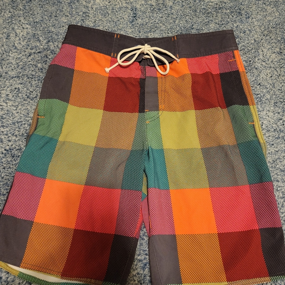 American eagle board shorts Plaid size small